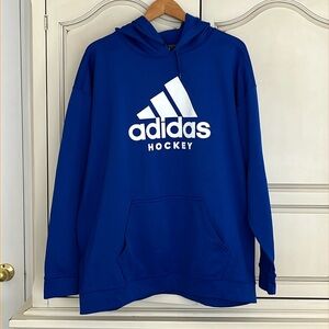 Men’s adidas hoodie.  100% polyester  size XL